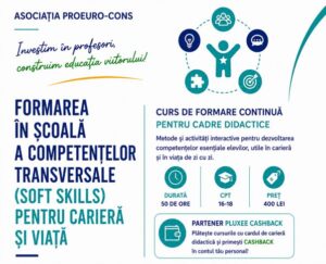 Formarea în școală a competențelor transversale (soft skills) pentru carieră și viață